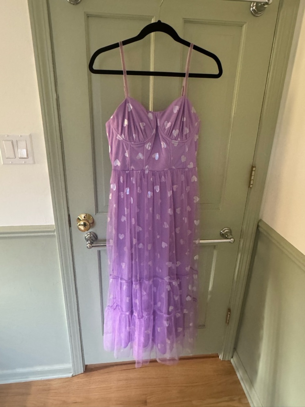 Betsey Johnson Lavender Heart Dress